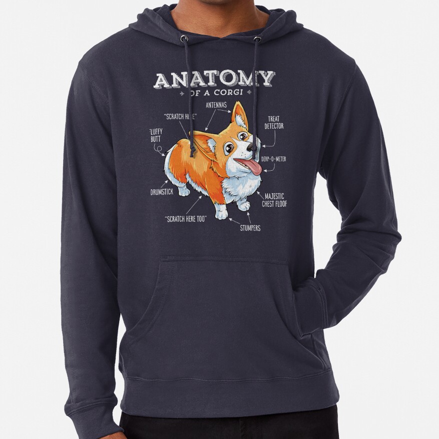 ssrcolightweight hoodiemens322e3f696a94a5d4frontsquare productx1000 bgf8f8f8 14 - Corgi Gifts