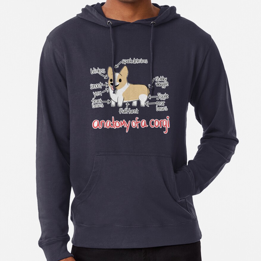 ssrcolightweight hoodiemens322e3f696a94a5d4frontsquare productx1000 bgf8f8f8 - Corgi Gifts