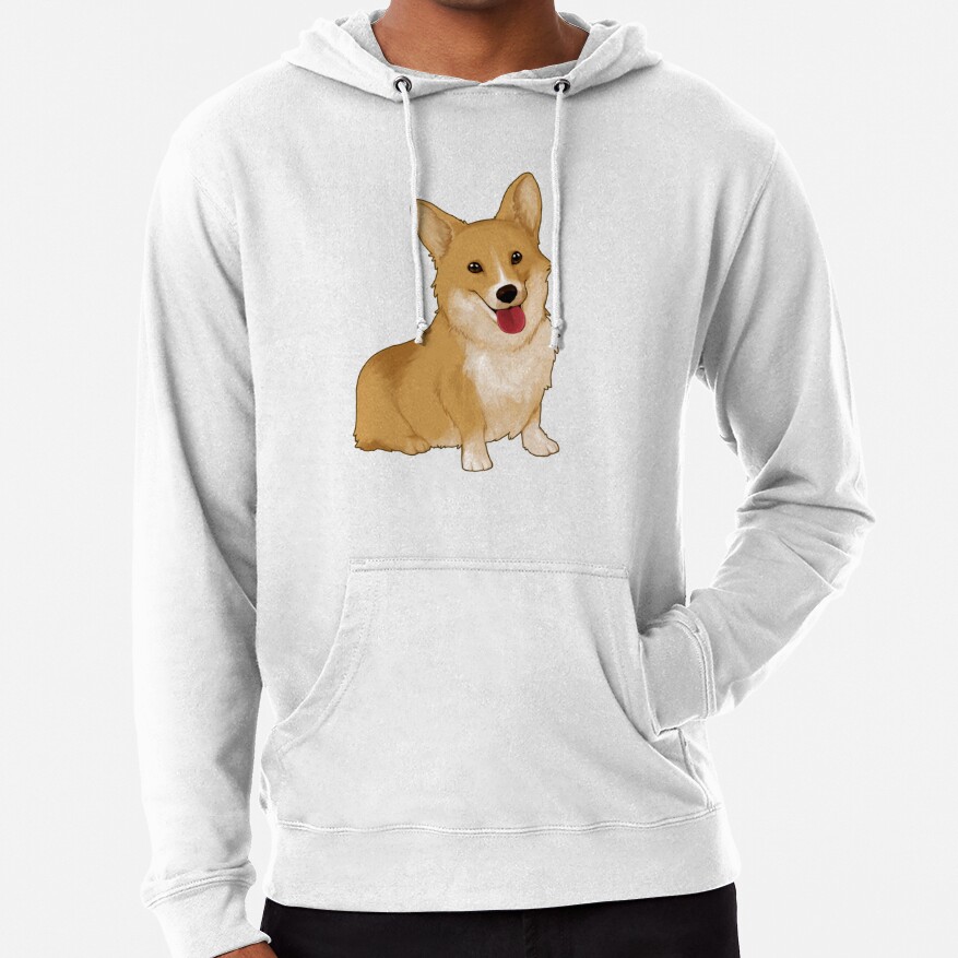 ssrcolightweight hoodiemensfafafaca443f4786frontsquare productx1000 bgf8f8f8 3 - Corgi Gifts