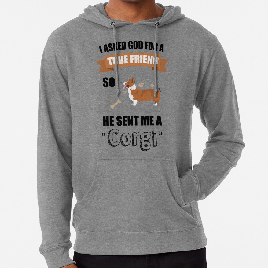 ssrcolightweight hoodiemensgrey lightweight hoodiefrontsquare productx1000 bgf8f8f8 3 - Corgi Gifts