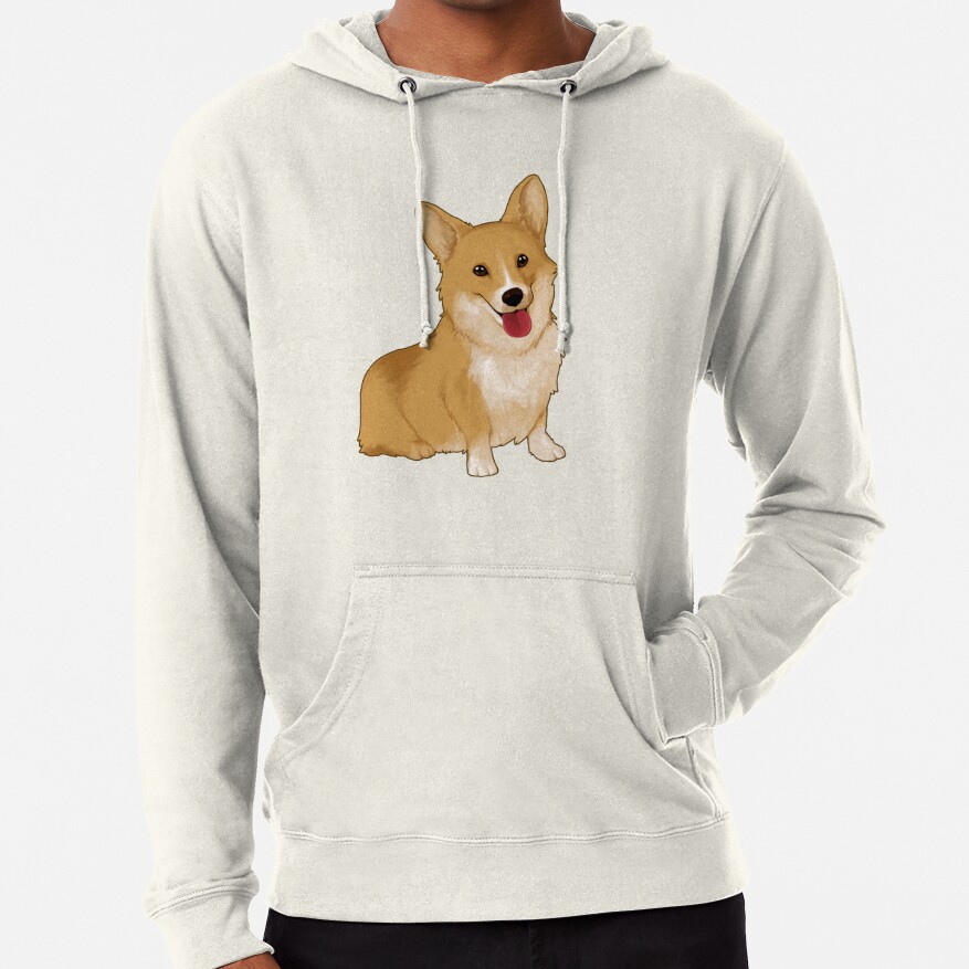 ssrcolightweight hoodiemensoatmeal heatherfrontsquare productx1000 bgf8f8f8 3 - Corgi Gifts