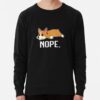 ssrcolightweight sweatshirtmensblack lightweight raglan sweatshirtfrontsquare productx1000 bgf8f8f8 2 - Corgi Gifts
