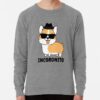ssrcolightweight sweatshirtmensheather grey lightweight raglan sweatshirtfrontsquare productx1000 bgf8f8f8 1 - Corgi Gifts