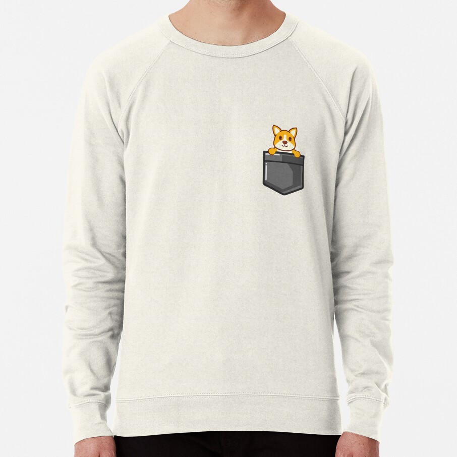 ssrcolightweight sweatshirtmensoatmeal heatherfrontsquare productx1000 bgf8f8f8 21 - Corgi Gifts