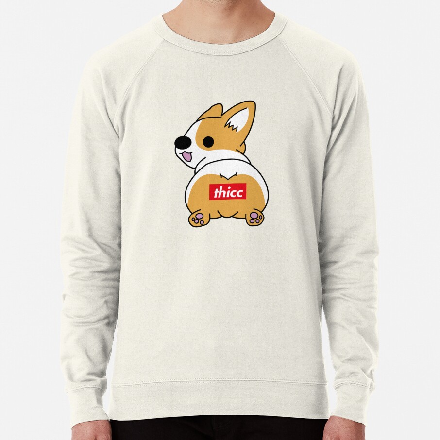 ssrcolightweight sweatshirtmensoatmeal heatherfrontsquare productx1000 bgf8f8f8 3 - Corgi Gifts