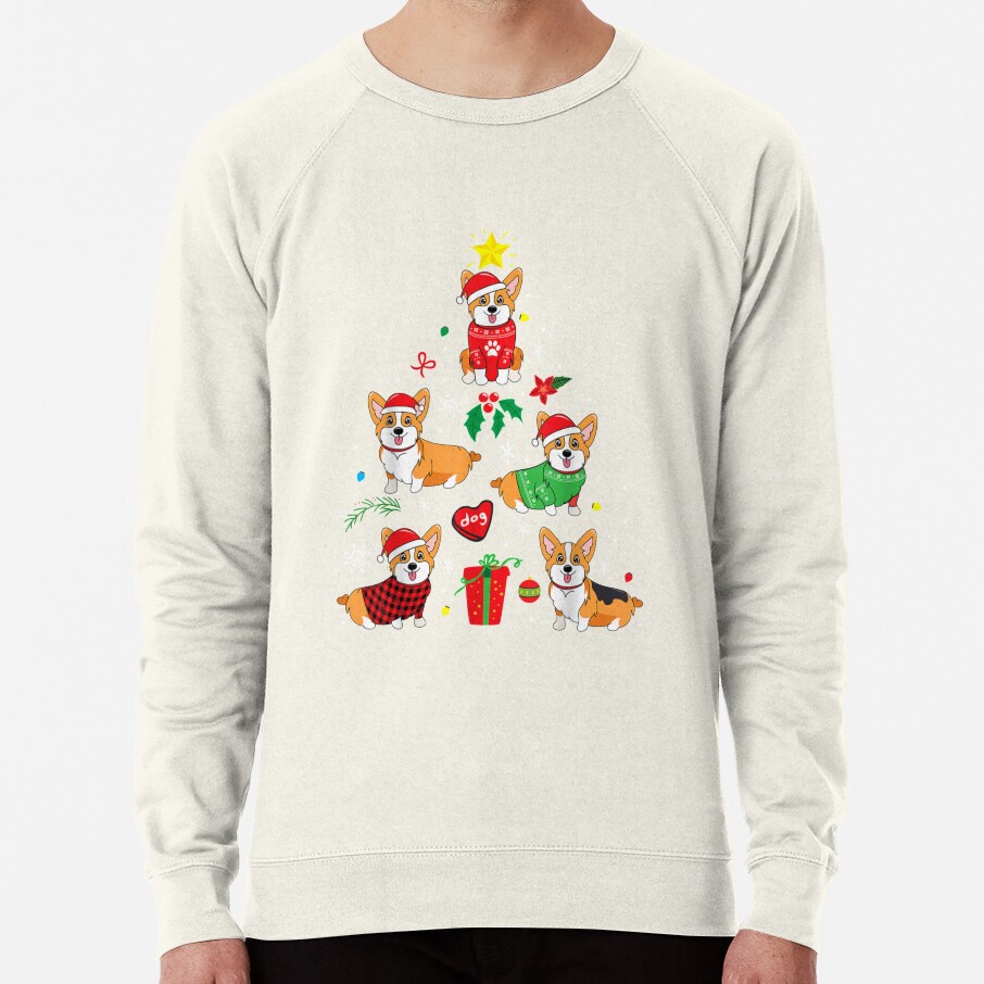 ssrcolightweight sweatshirtmensoatmeal heatherfrontsquare productx1000 bgf8f8f8 6 - Corgi Gifts UK