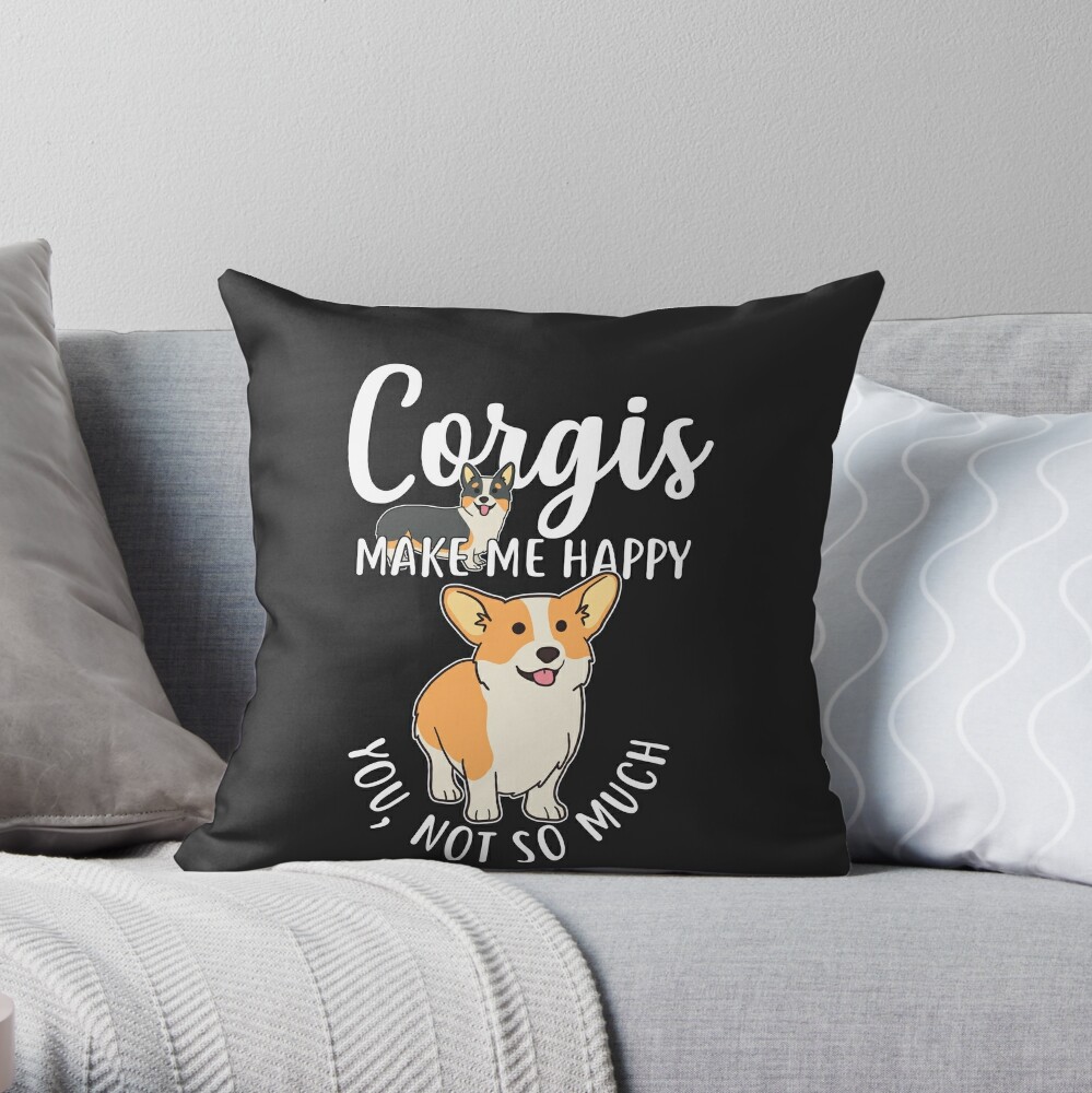 throwpillowsmall1000x bgf8f8f8 c020010001000 13 - Corgi Gifts