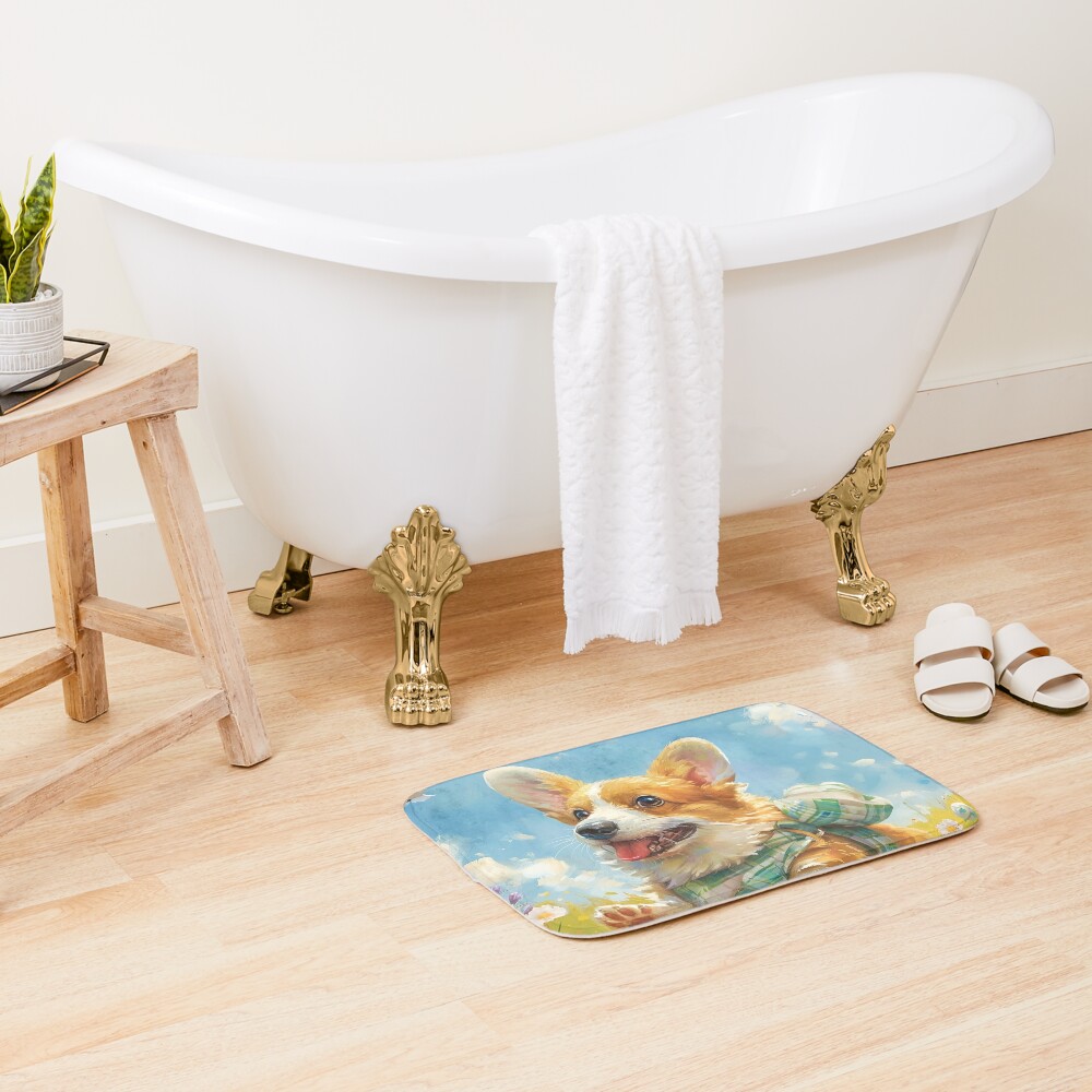 urbathmat context smallsquare1000x1000.1u5 28 - Corgi Gifts