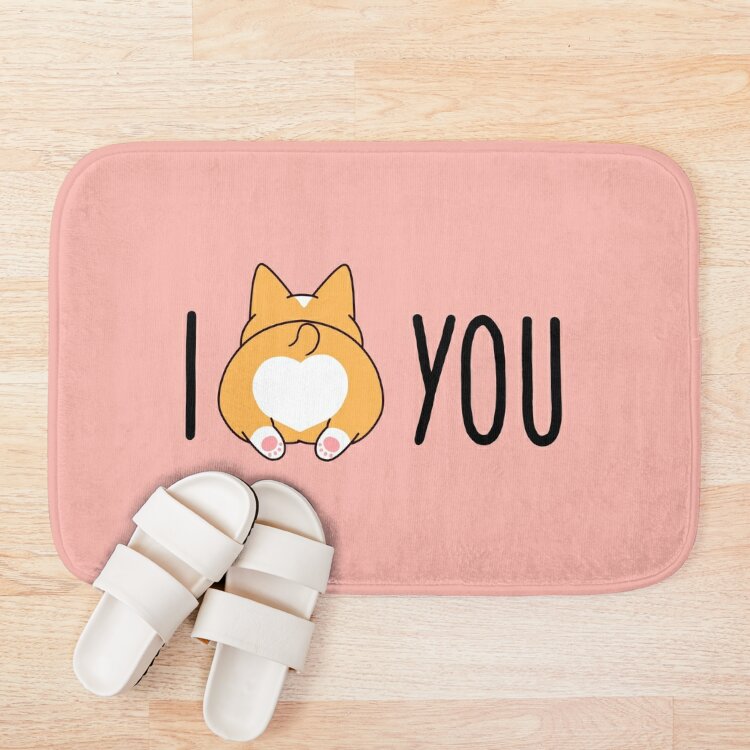 urbathmat flatlay context smallsquare750x1000.1u5 15 - Corgi Gifts