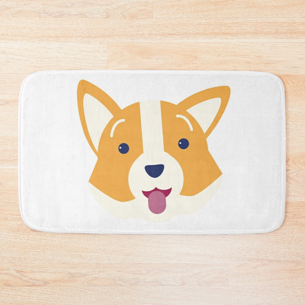 urbathmat flatlay largesquare1000x1000.1u5 13 - Corgi Gifts