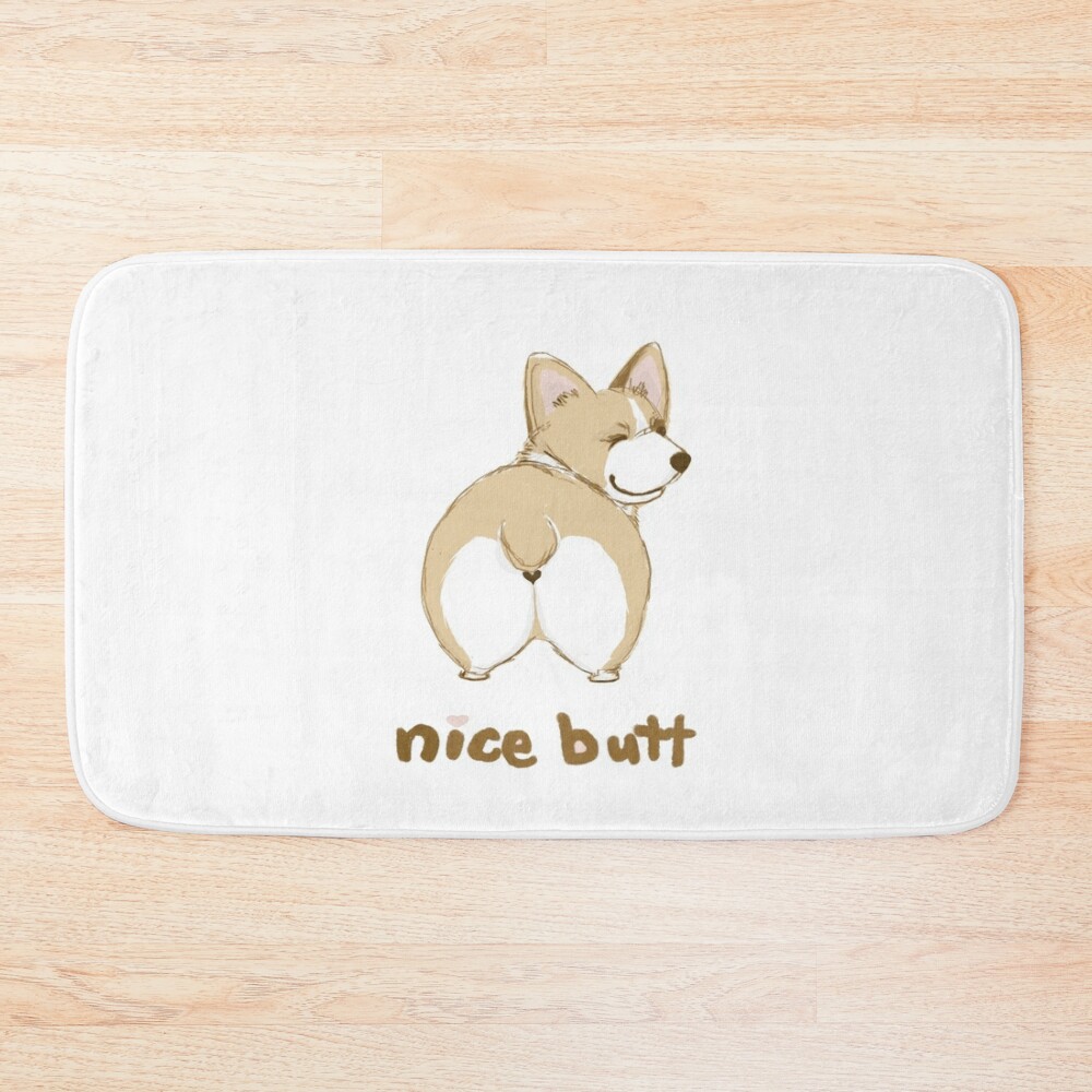 urbathmat flatlay largesquare1000x1000.1u5 14 - Corgi Gifts
