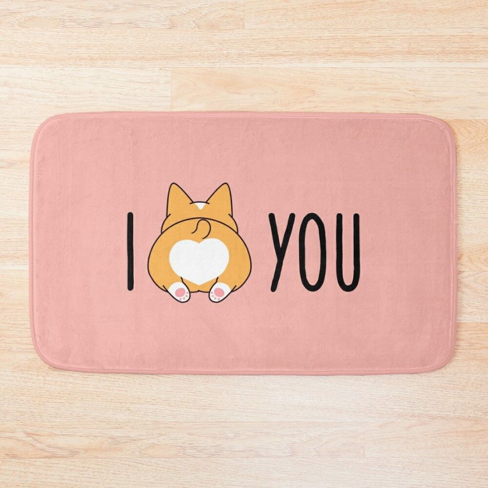 urbathmat flatlay largesquare1000x1000.1u5 15 - Corgi Gifts