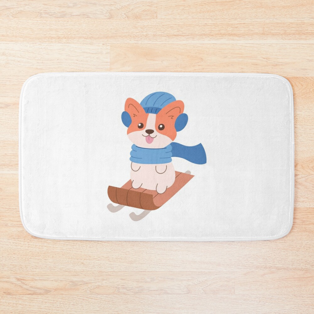 urbathmat flatlay largesquare1000x1000.1u5 27 - Corgi Gifts