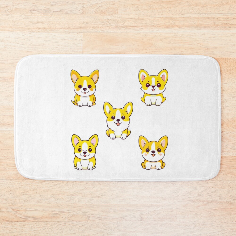urbathmat flatlay largesquare1000x1000.1u5 29 - Corgi Gifts