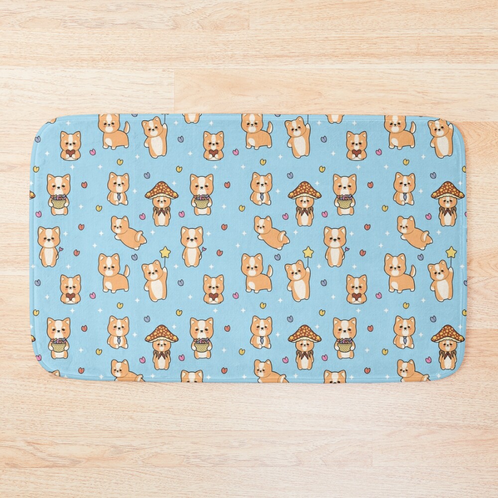 urbathmat flatlay largesquare1000x1000.1u5 30 - Corgi Gifts