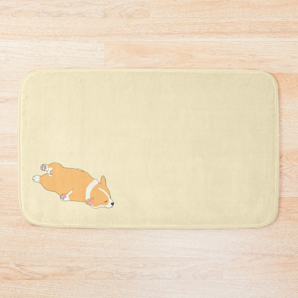 urbathmat flatlay largesquare1000x1000.1u5 4 - Corgi Gifts