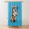 urshower curtain closedsquare1000x1000.1 13 - Corgi Gifts