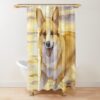 urshower curtain closedsquare1000x1000.1 6 - Corgi Gifts